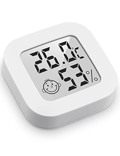 Mini Thermomètre Hygromètre Intérieur Digital à Haute Précis