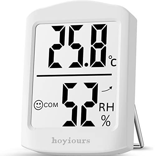 hoyiours Thermomètre Hygromètre Intérieur, Thermometre Hygro