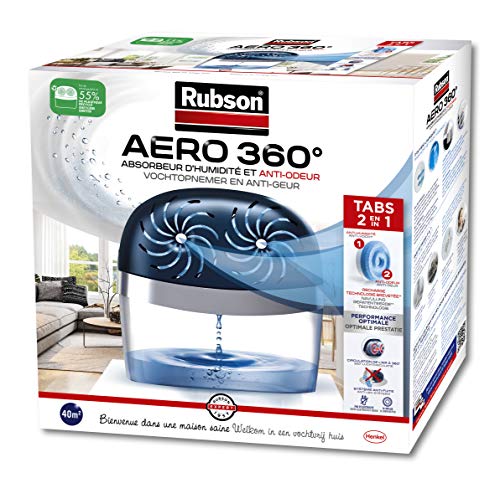 Rubson AERO 360° Absorbeur dhumidité pour pièces de 40 m², d